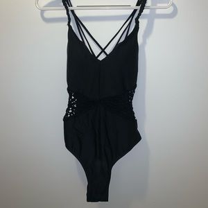 Black One Piece Swimsuit